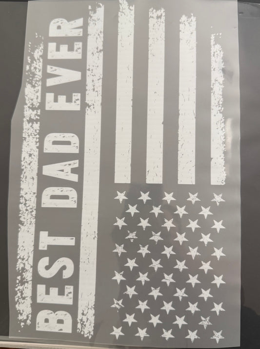 Best Dad Ever- White