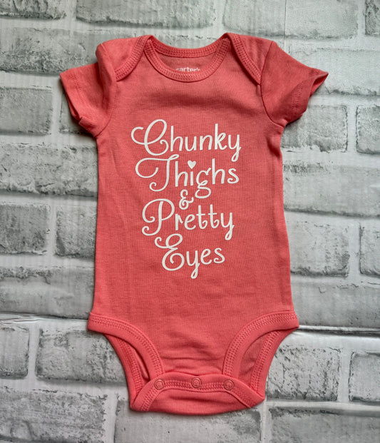 Chunky Thighs & Pretty Eyes Onesie