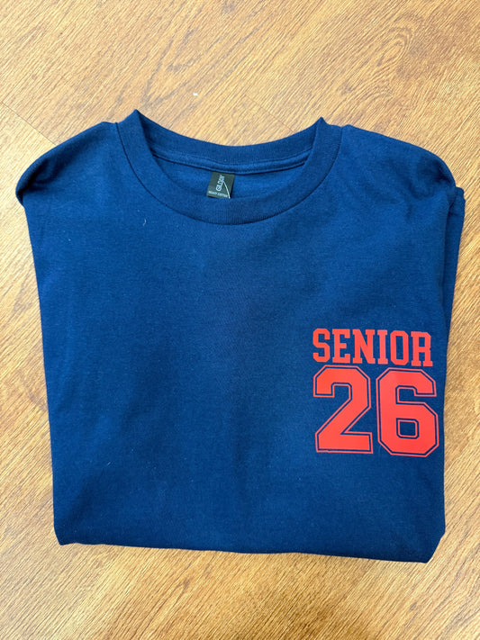 Navy Senior 2026 Tee