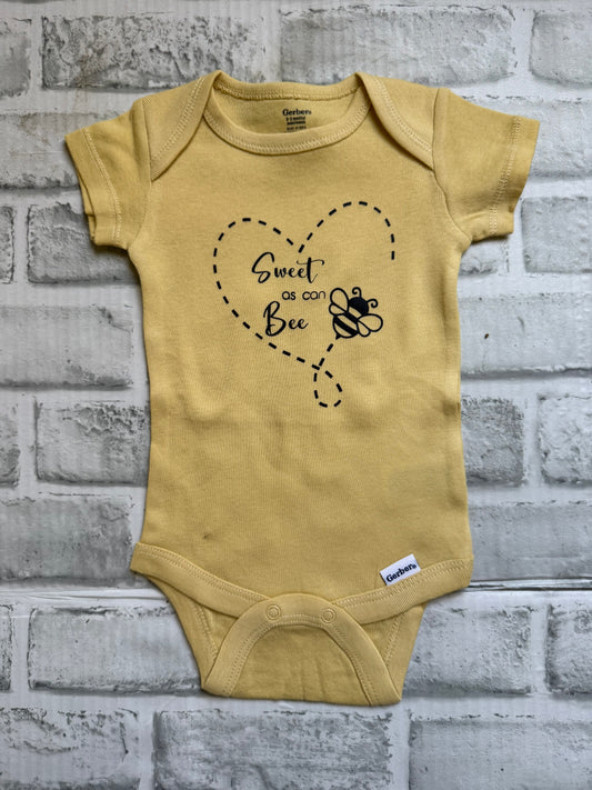 Sweet as can Bee Onesie