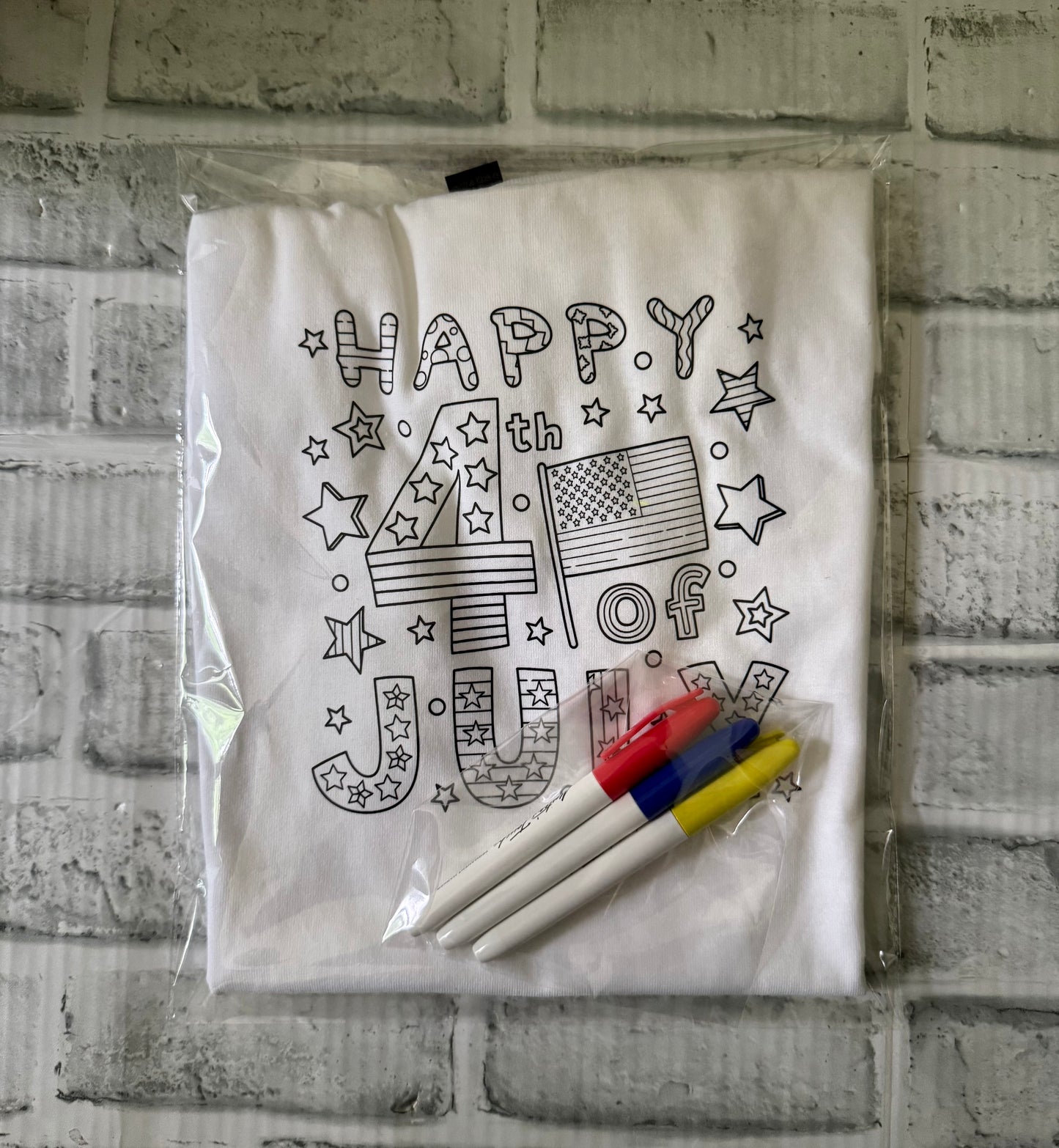 Color your own- July 4th