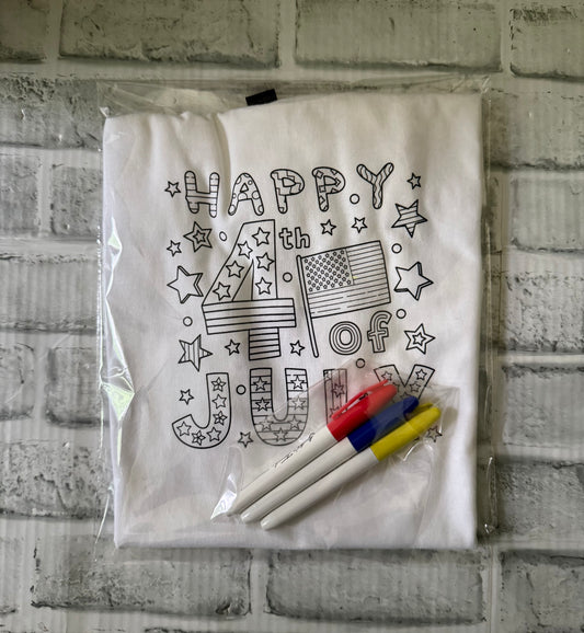 Color your own- July 4th