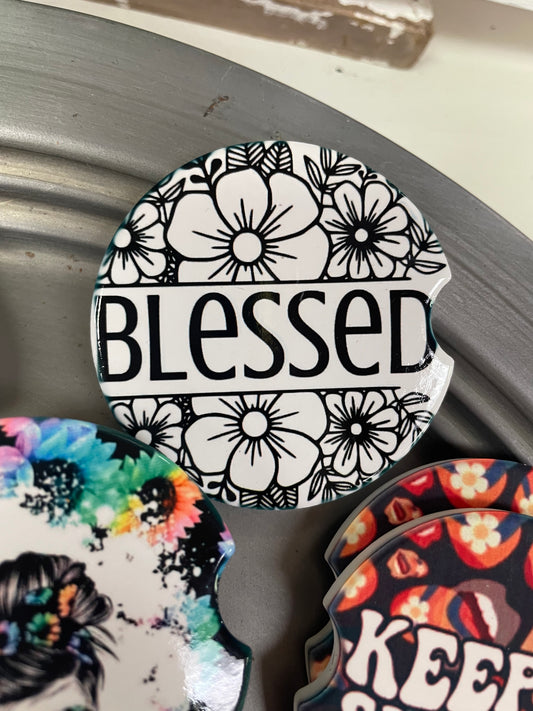 Blessed Car Coaster